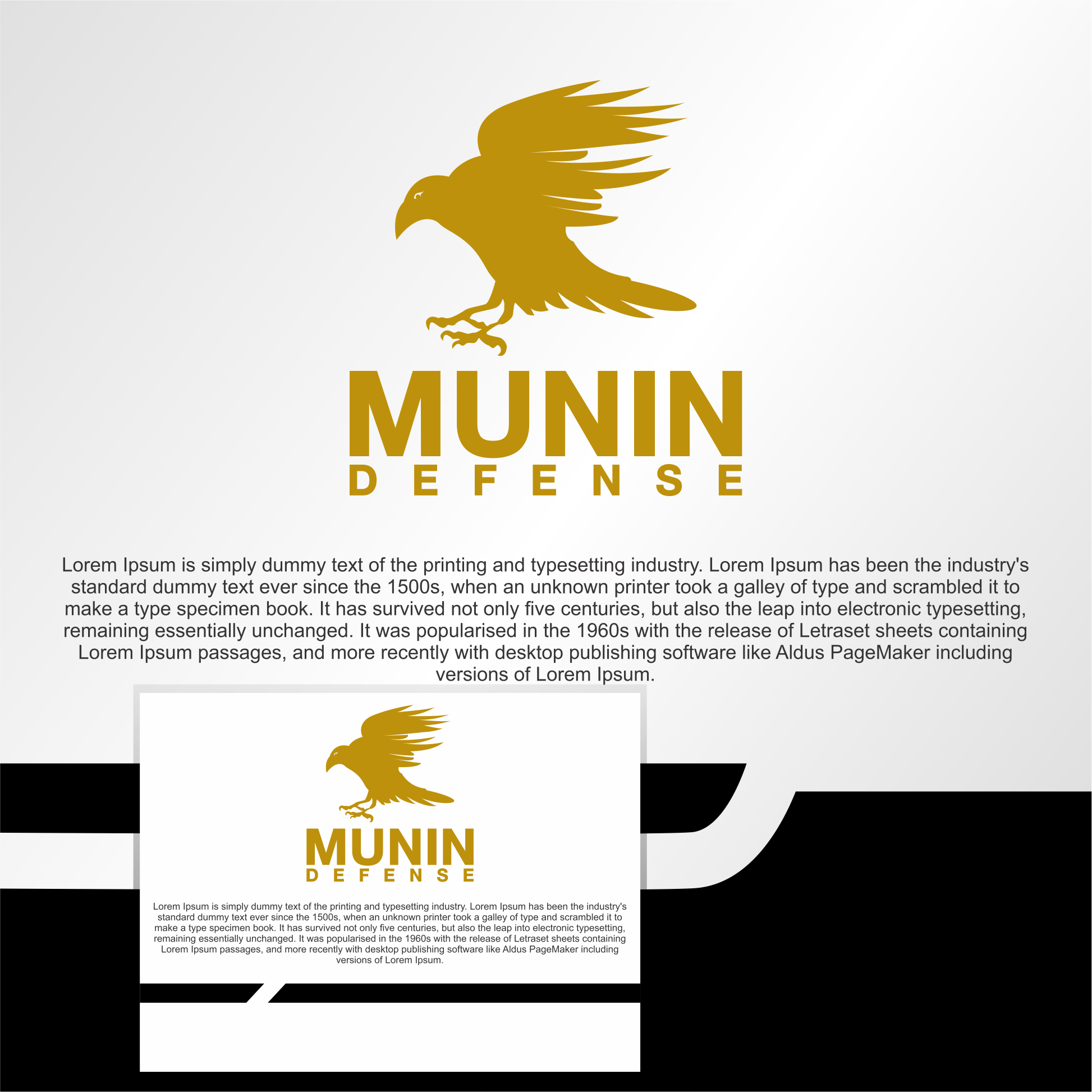Logo Design by diego costa for Munin Defense Consulting | Design #33266464