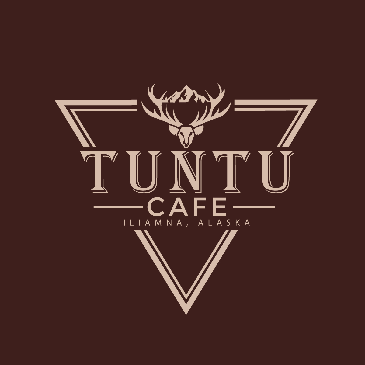 Logo Design for Tuntu Cafe, Iliamna, Alaska by DesignFriday | Design ...