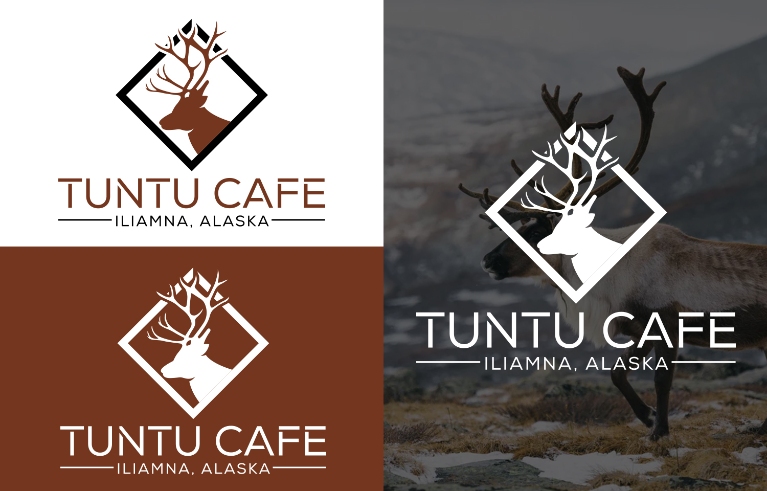 Logo Design for Tuntu Cafe, Iliamna, Alaska by Rivs | Design #33278459