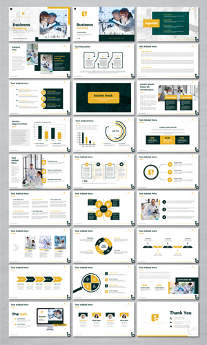 PowerPoint Design by artbitin for QnG Life Sciences Consultancy Ltd | Design: #33278336