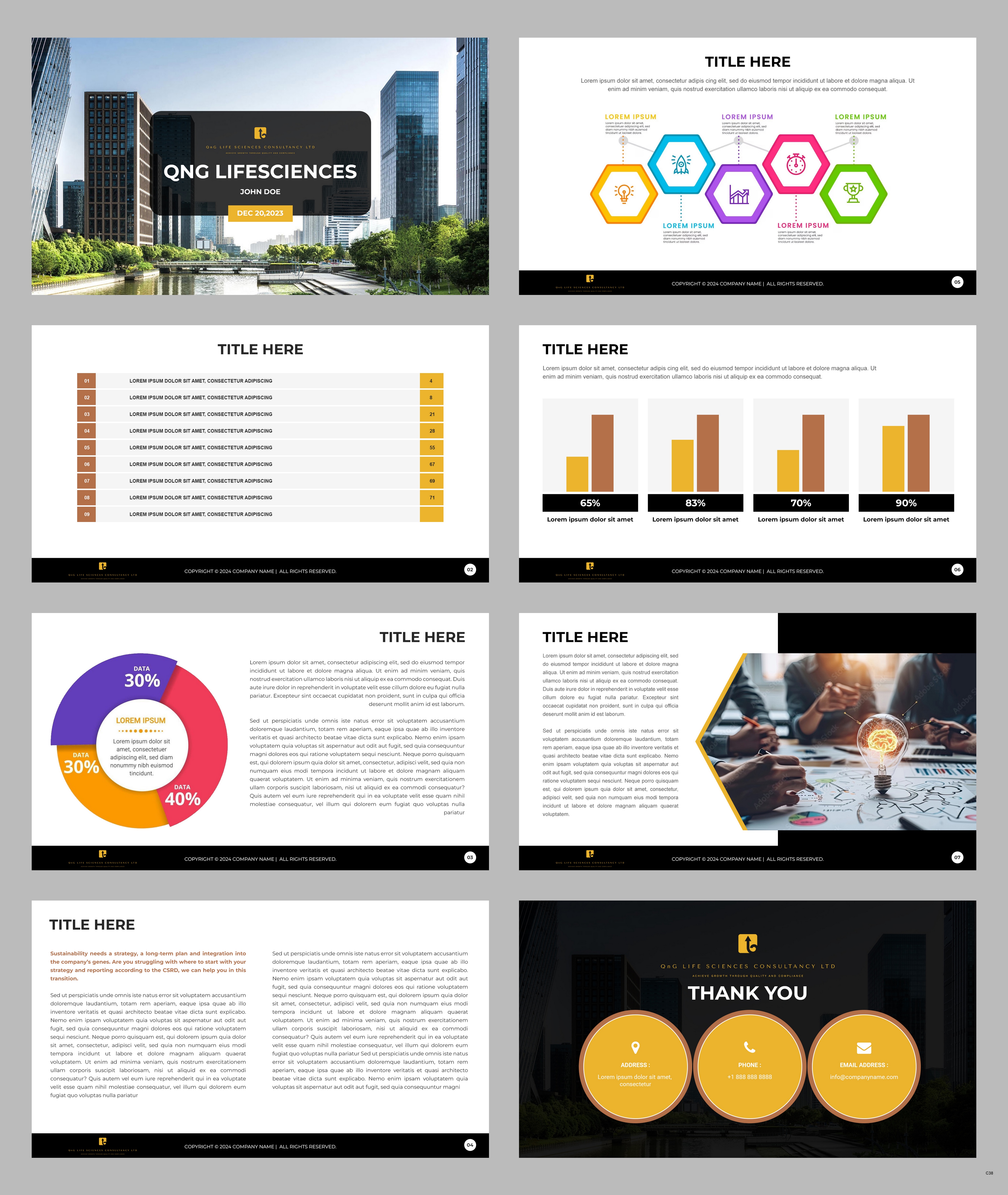 PowerPoint-Design von pb für QnG Life Sciences Consultancy Ltd | Design #33282497