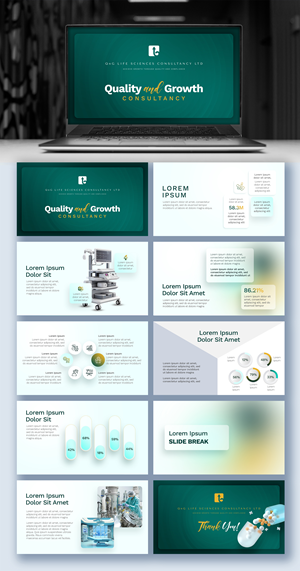 PowerPoint-Design von Graphic Guy für QnG Life Sciences Consultancy Ltd | Design #33280024