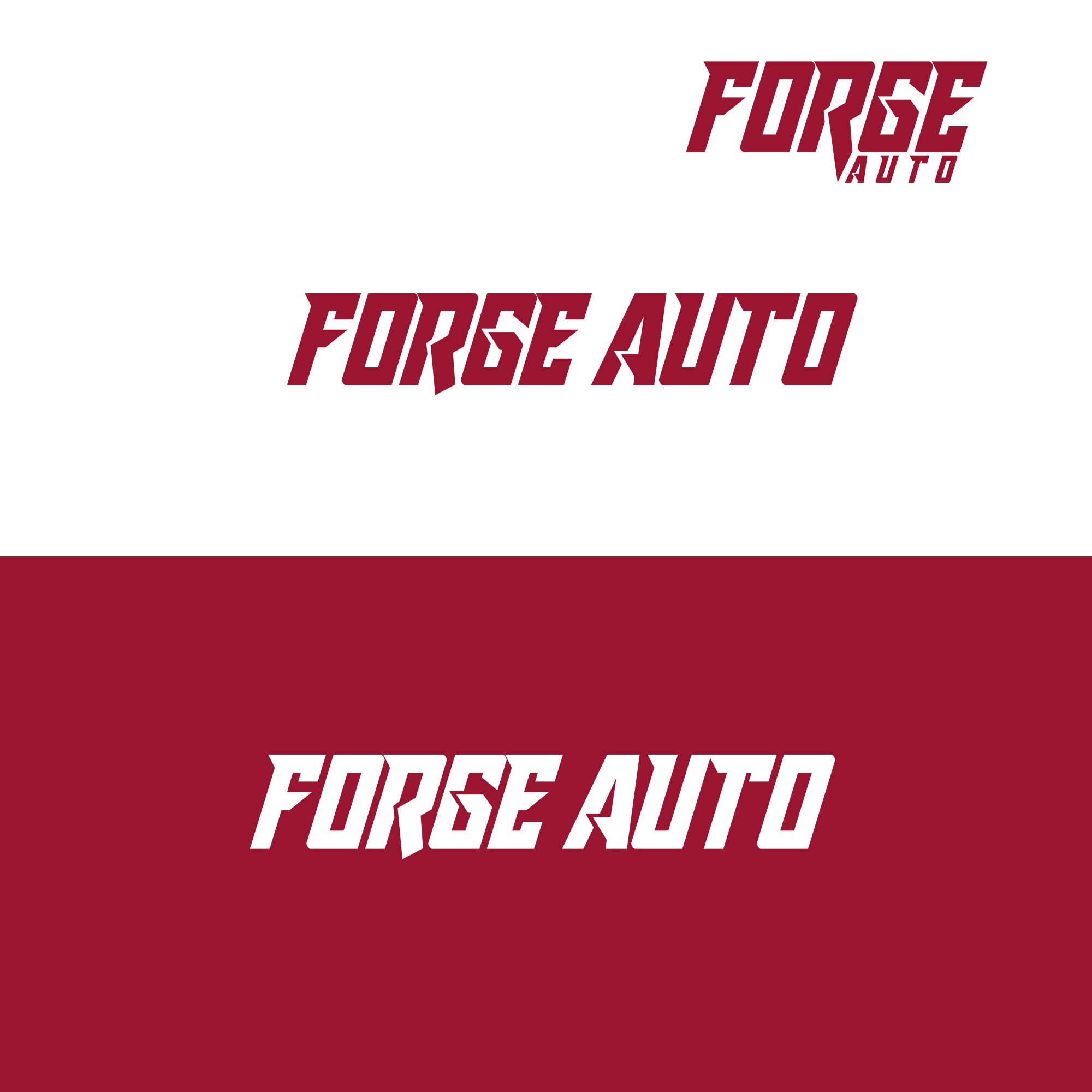 Logo-Design von Jelena B für FORGE AUTO Ltd | Design #33279271
