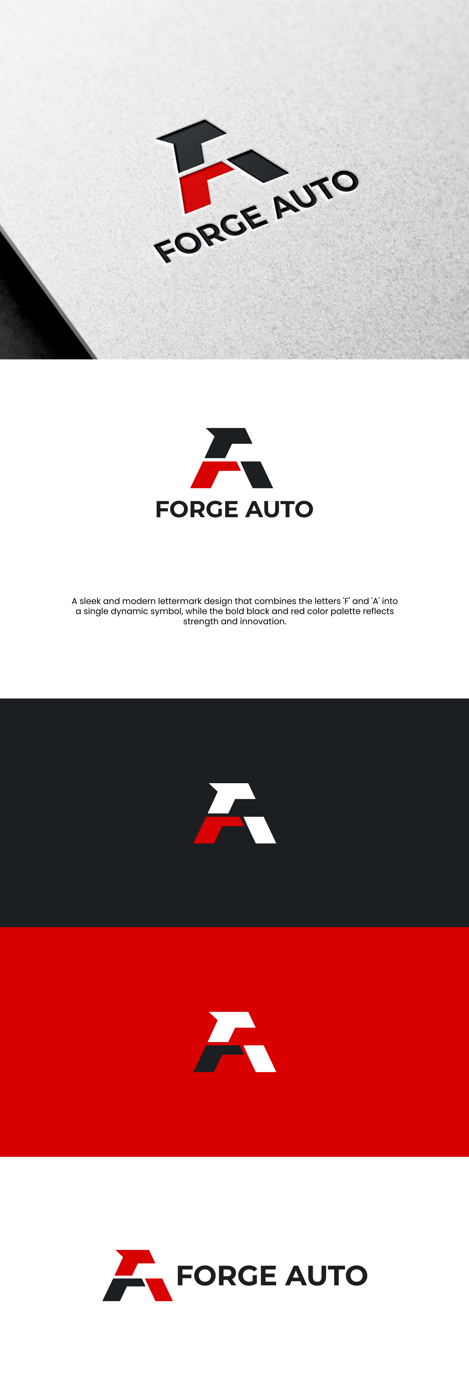 Logo Design by Deep-Sign for FORGE AUTO Ltd | Design #33539606