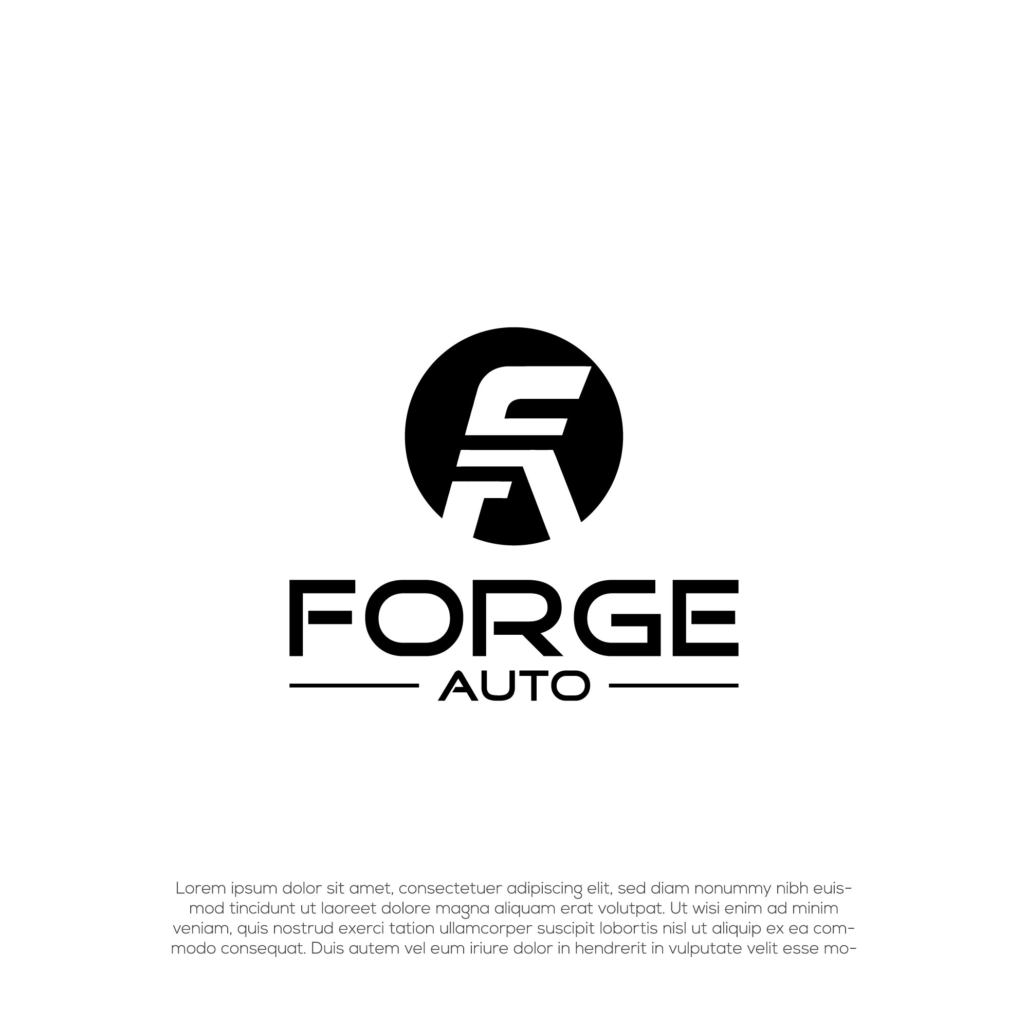 Logo Design by LogoEon for FORGE AUTO Ltd | Design #33277694