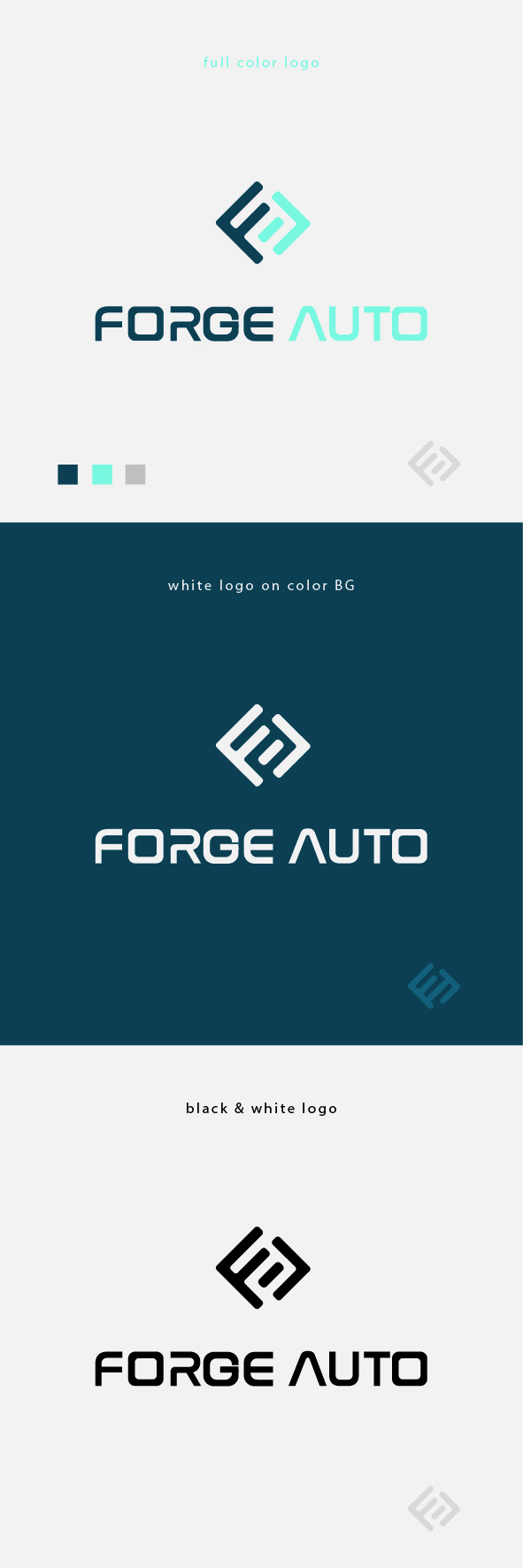 Logo Design by Lammy for FORGE AUTO Ltd | Design #33317815