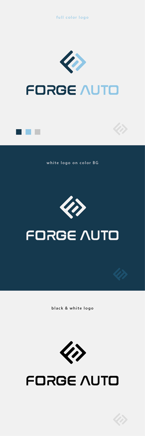 Logo Design by Lammy for FORGE AUTO Ltd | Design: #33317815
