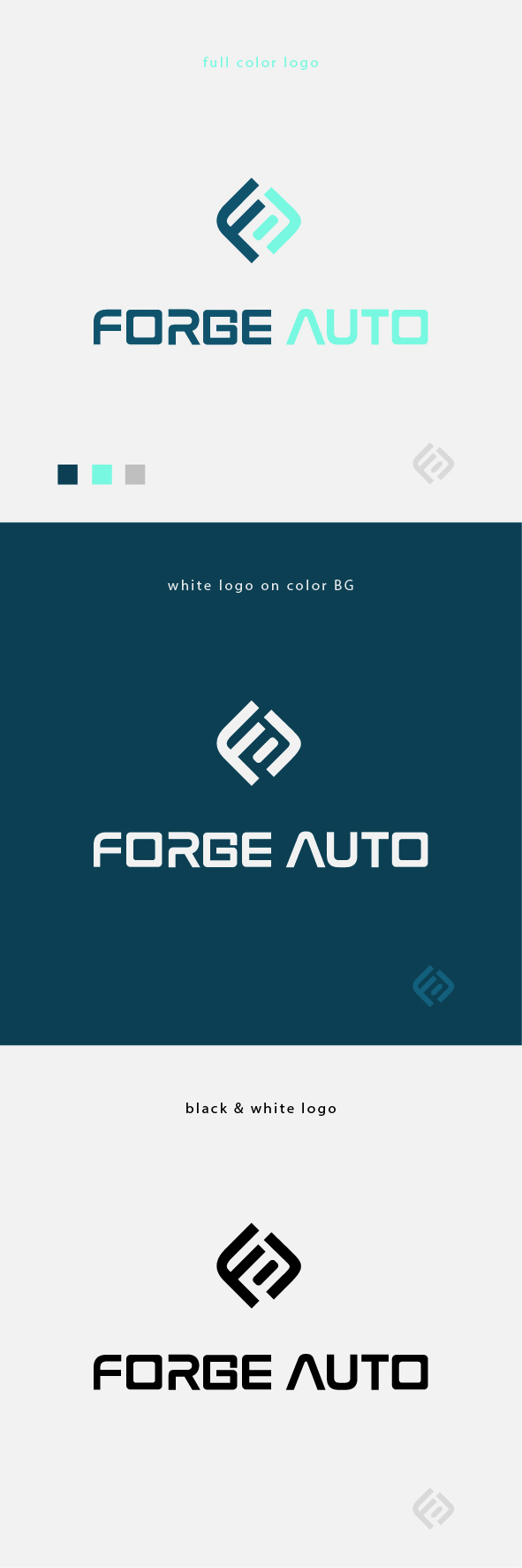 Logo Design by Lammy for FORGE AUTO Ltd | Design #33318211