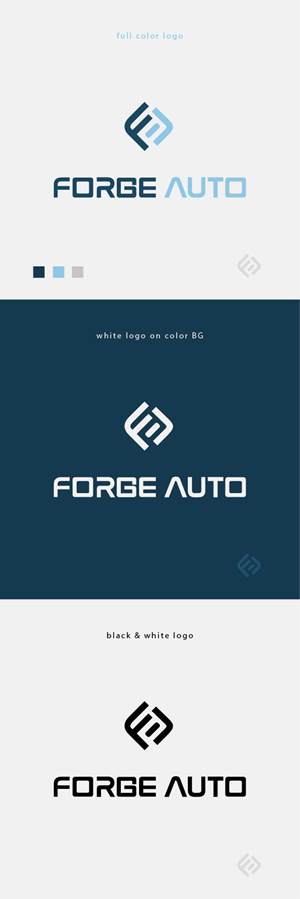 Logo Design by Lammy for FORGE AUTO Ltd | Design: #33318211