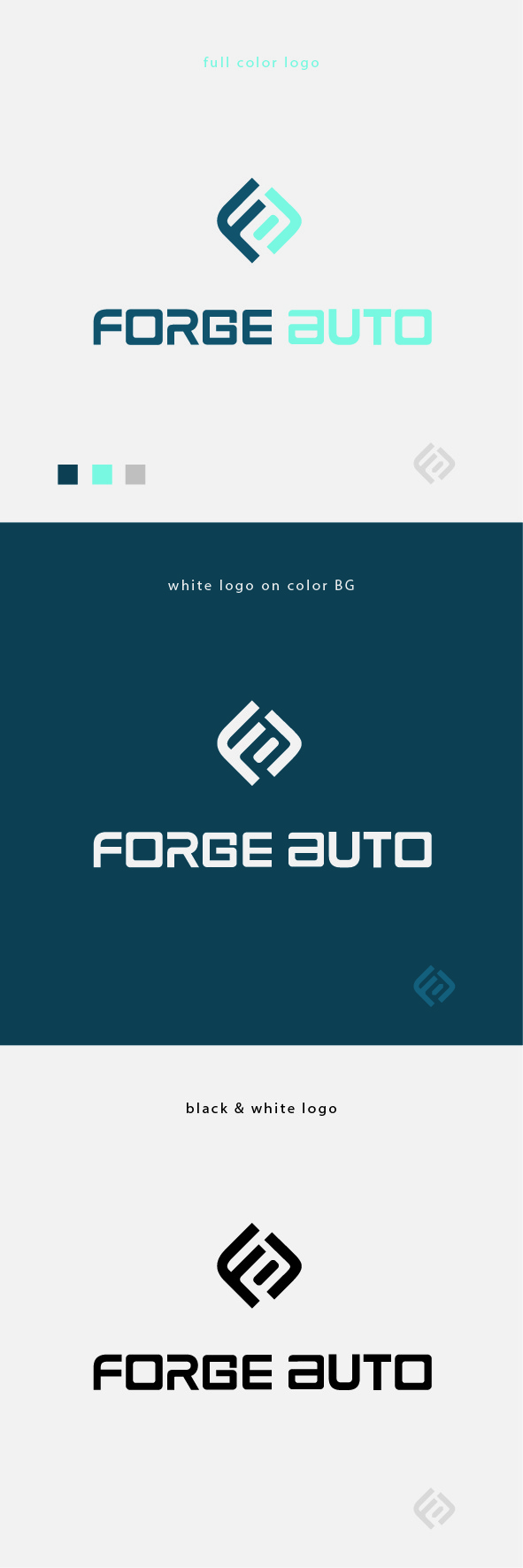 Logo Design by Lammy for FORGE AUTO Ltd | Design #33321957