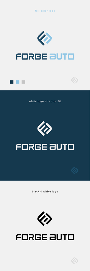 Logo Design by Lammy for FORGE AUTO Ltd | Design: #33321957
