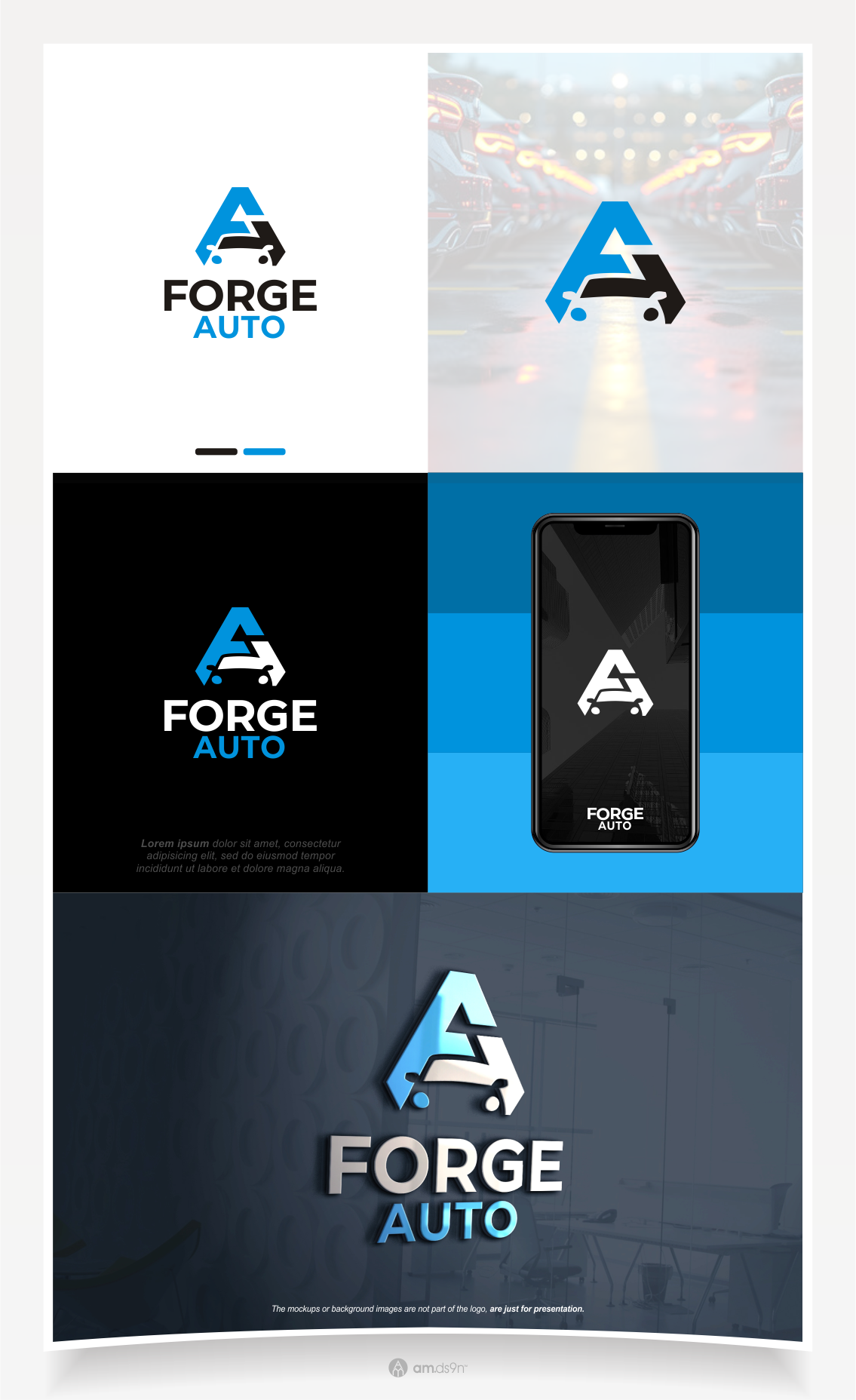 Logo Design by AM ds9n™ for FORGE AUTO Ltd | Design #33307835