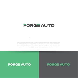 Logo Design by bejobound for FORGE AUTO Ltd | Design: #33285528