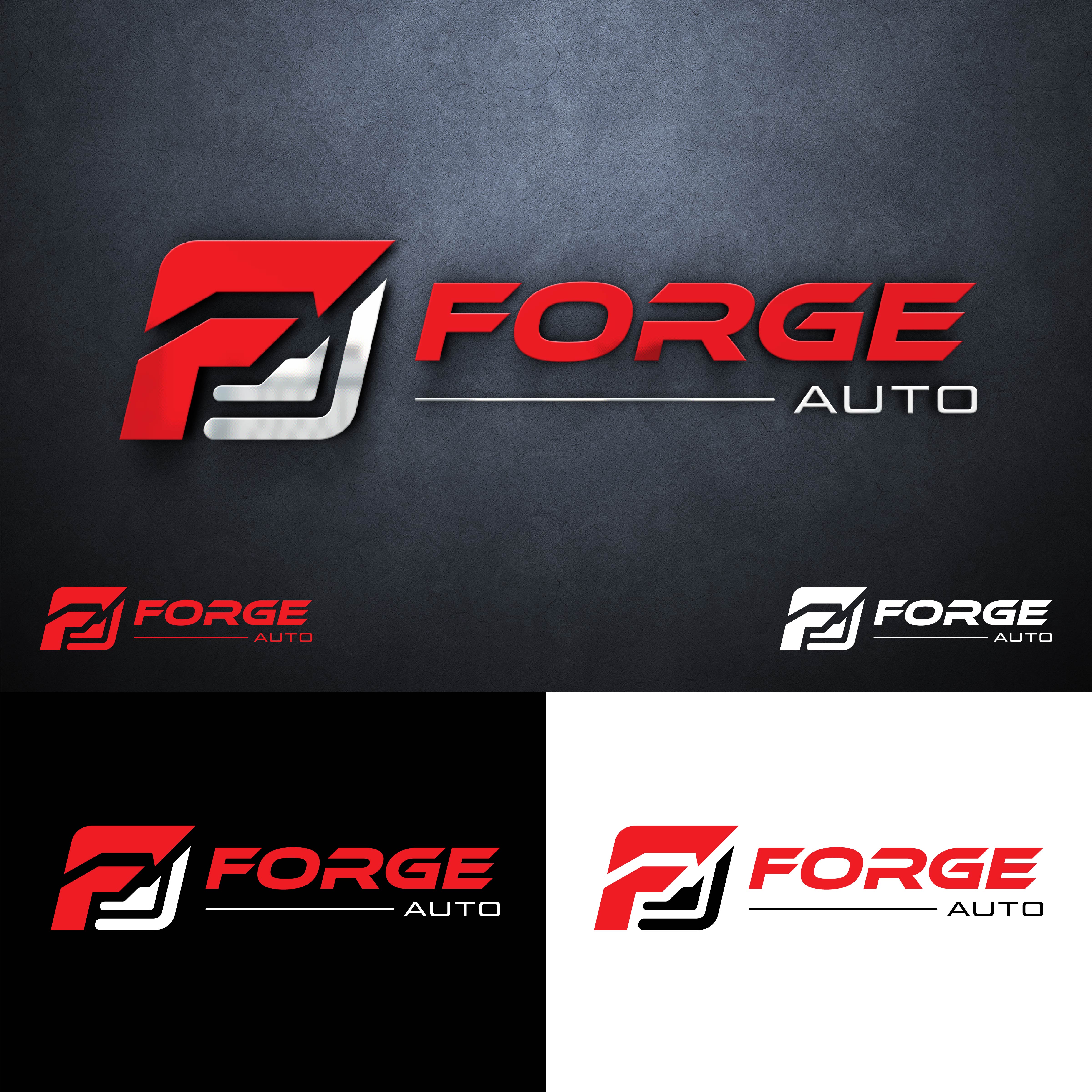 Logo Design by John Mark Arts for FORGE AUTO Ltd | Design #33275296