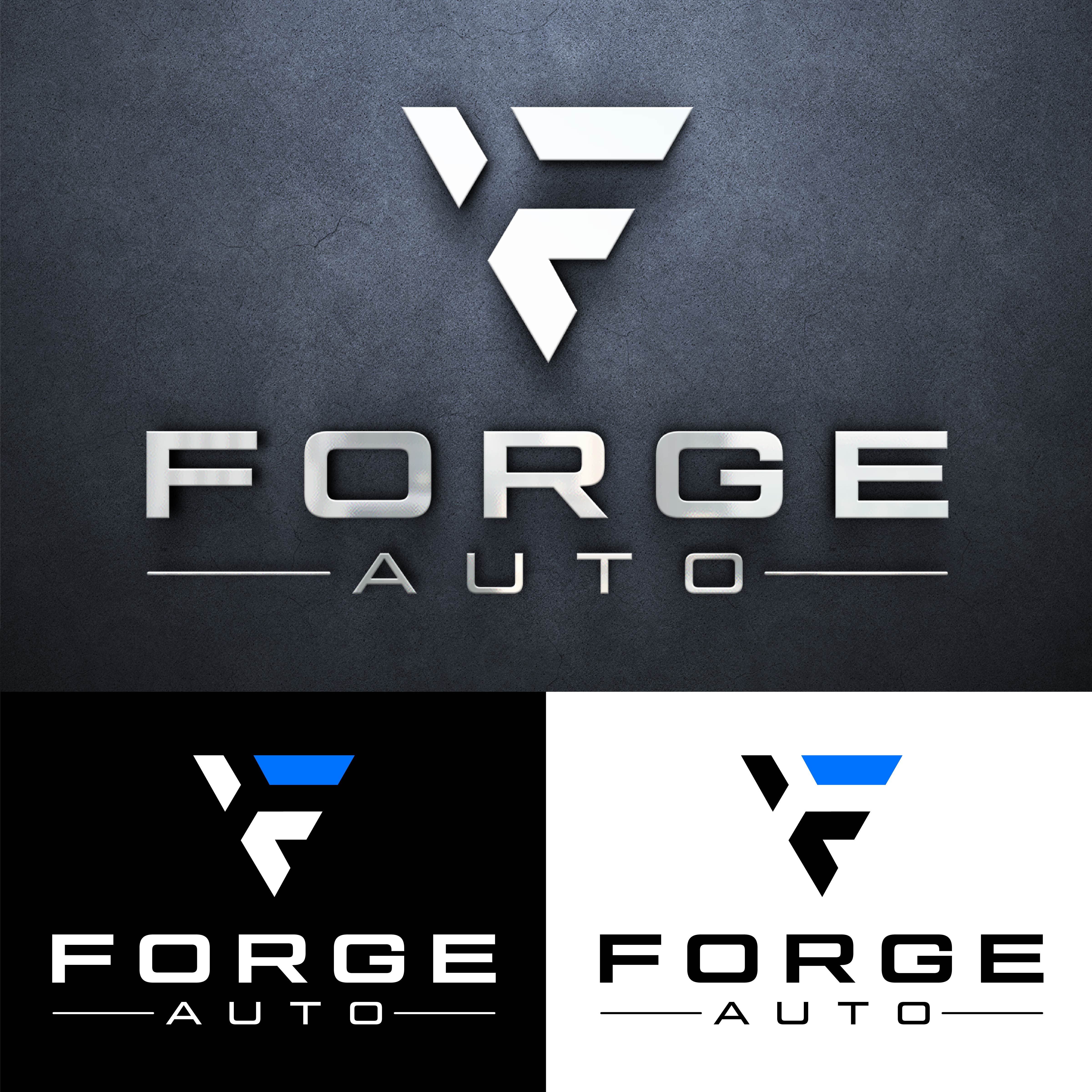 Logo Design by John Mark Arts for FORGE AUTO Ltd | Design #33365508