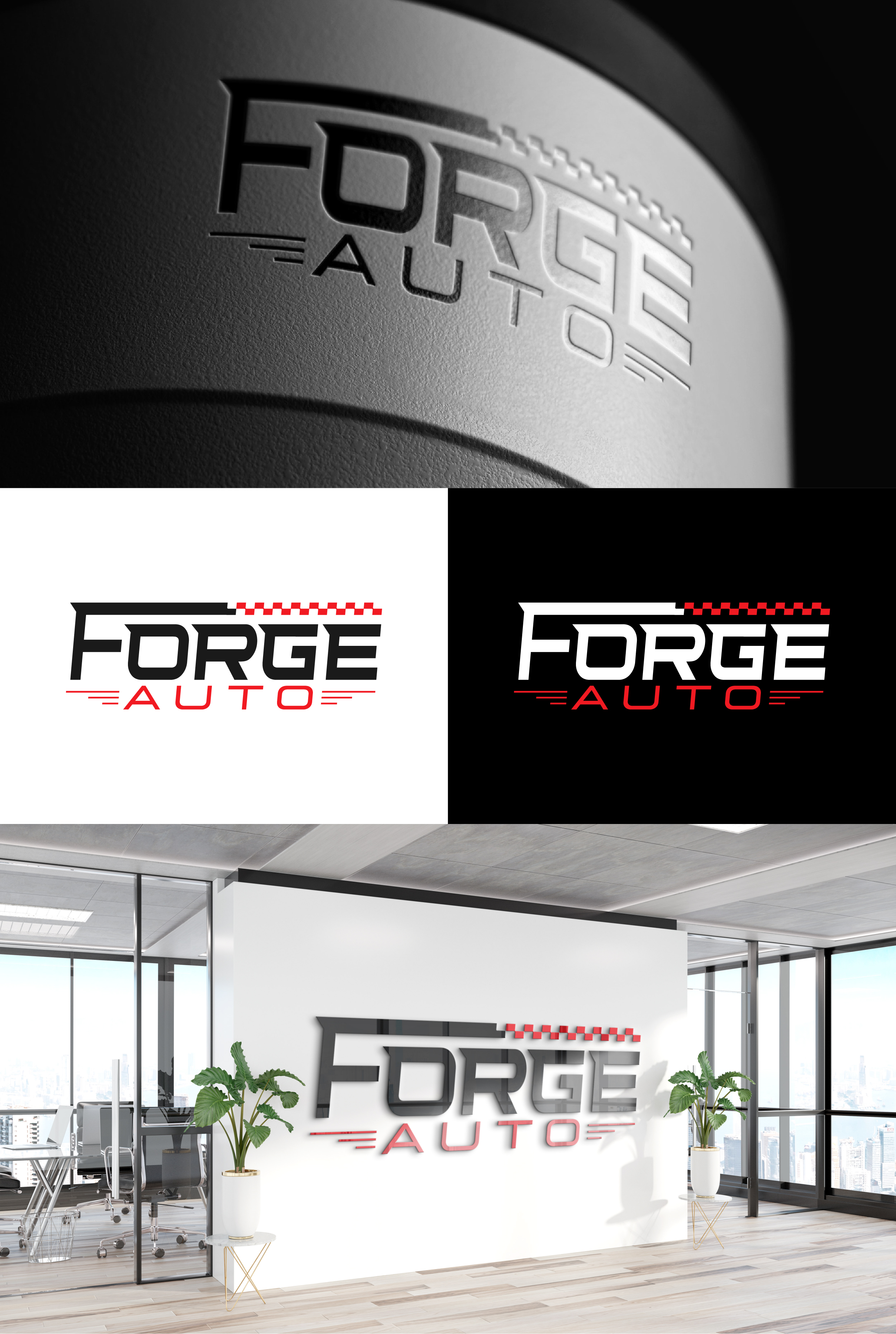 Logo Design by PixelUP Graphics for FORGE AUTO Ltd | Design #33289898