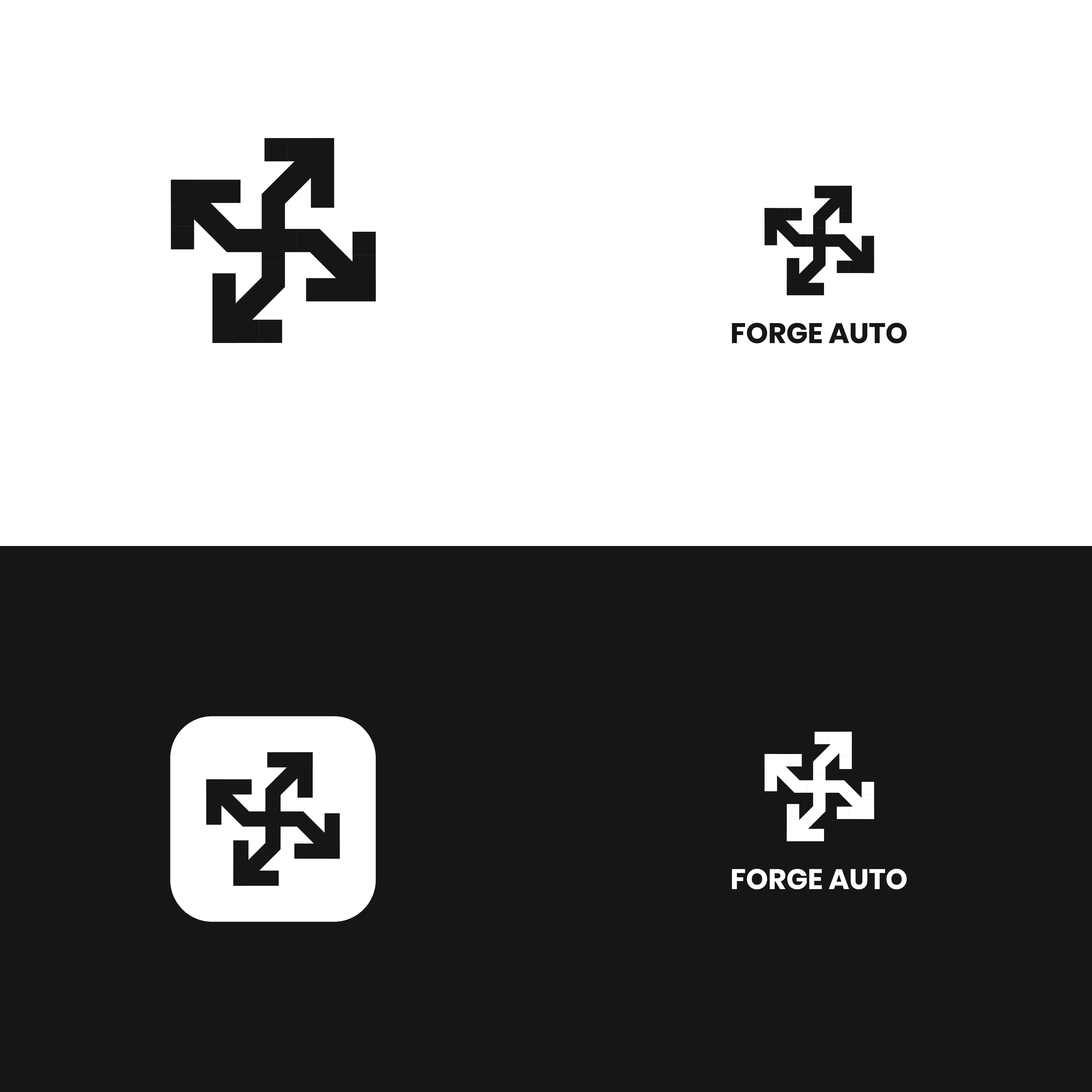 Logo Design by Echelon for FORGE AUTO Ltd | Design #33522318