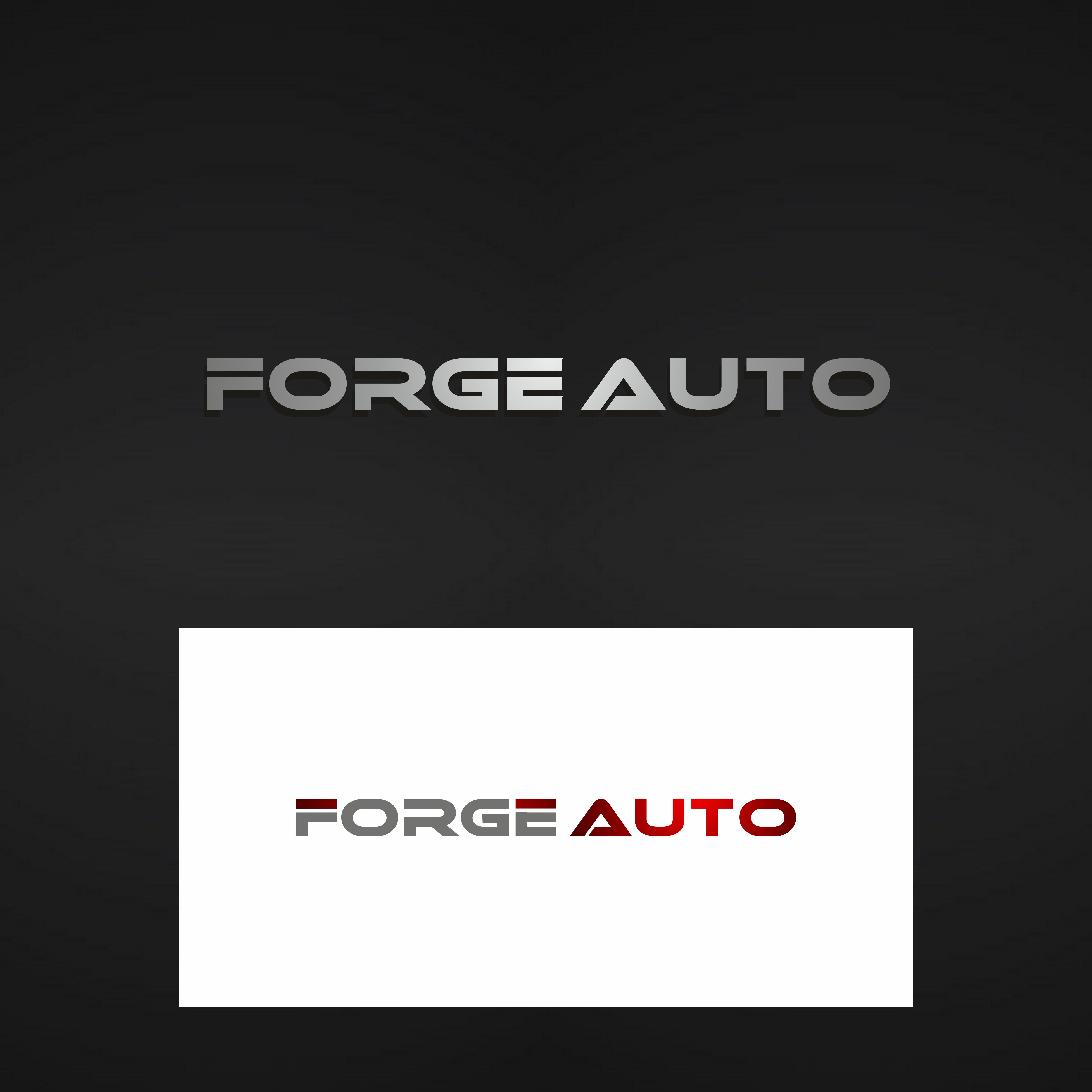 Logo Design by RAZQ for FORGE AUTO Ltd | Design #33522963