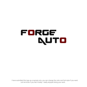 Design de Logo par maruf12 pour FORGE AUTO Ltd | Design : #33518630
