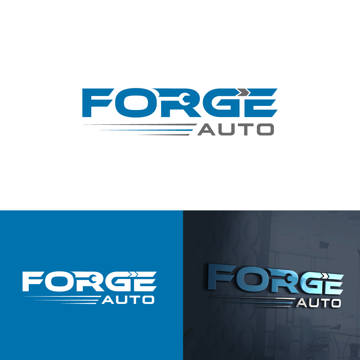 Logo Design by fly  design for FORGE AUTO Ltd | Design #33280856