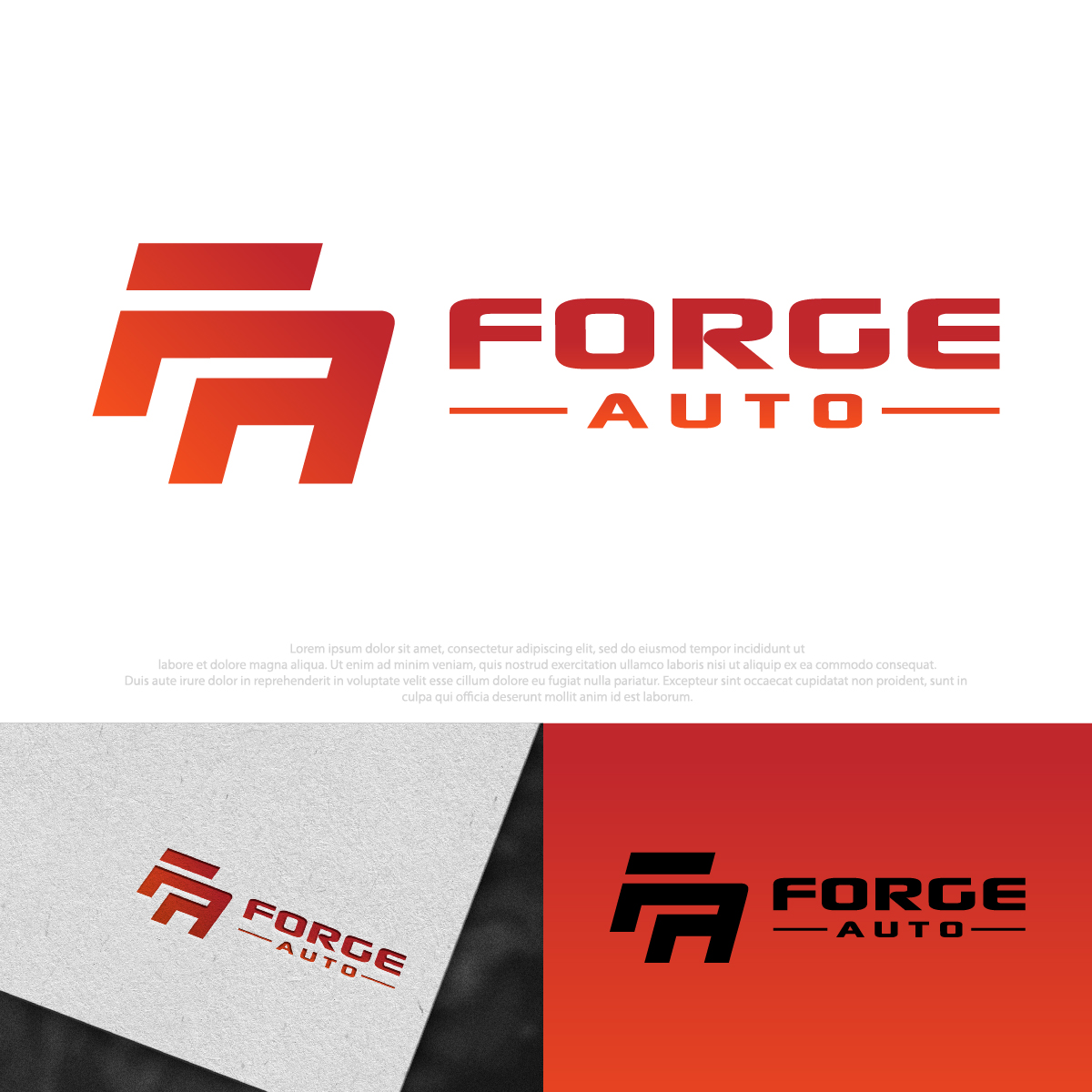 Logo-Design von DesignLima für FORGE AUTO Ltd | Design #33300964
