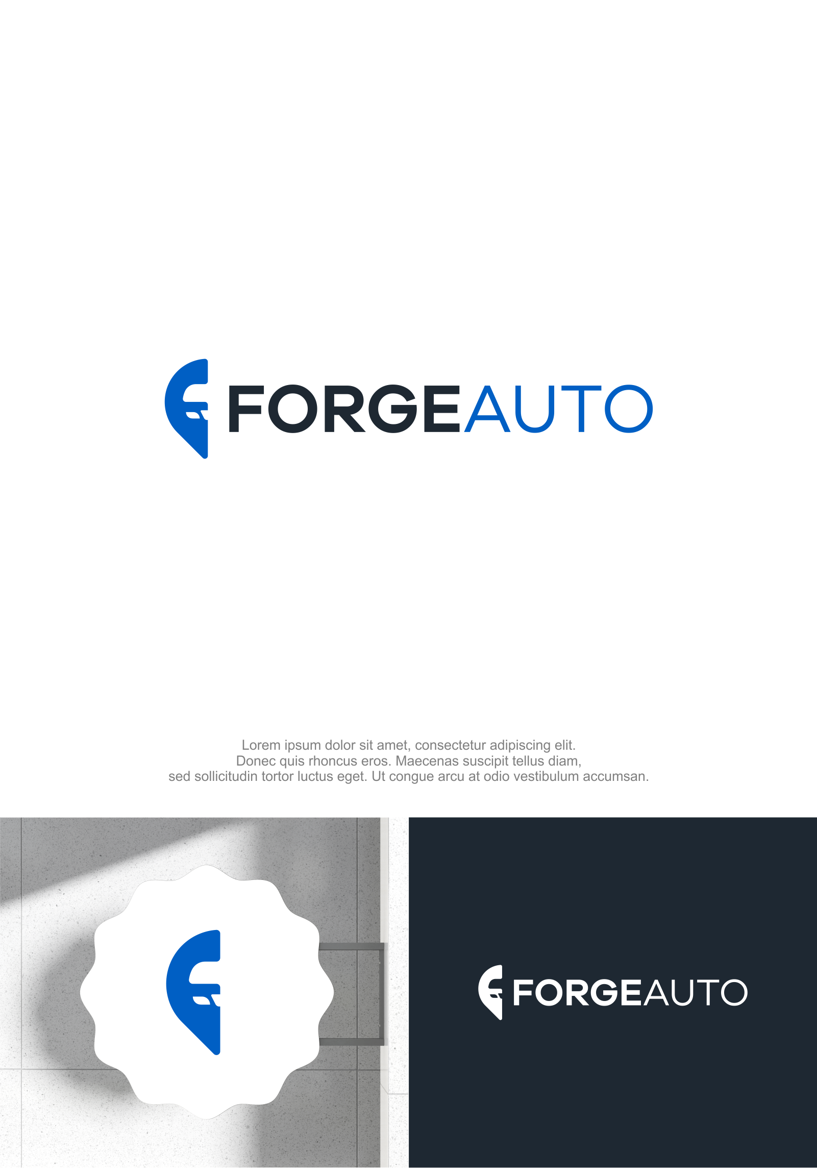 Diseño de Logo por M.Syaiful Huda para FORGE AUTO Ltd | Diseño #33275561