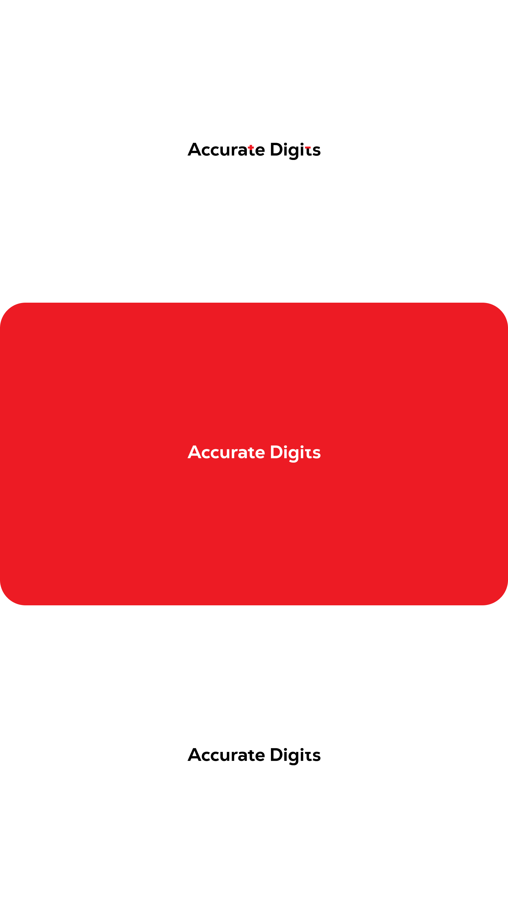 Logo Design by Tornado Design for Accurate Digits Pty Ltd | Design #33320047