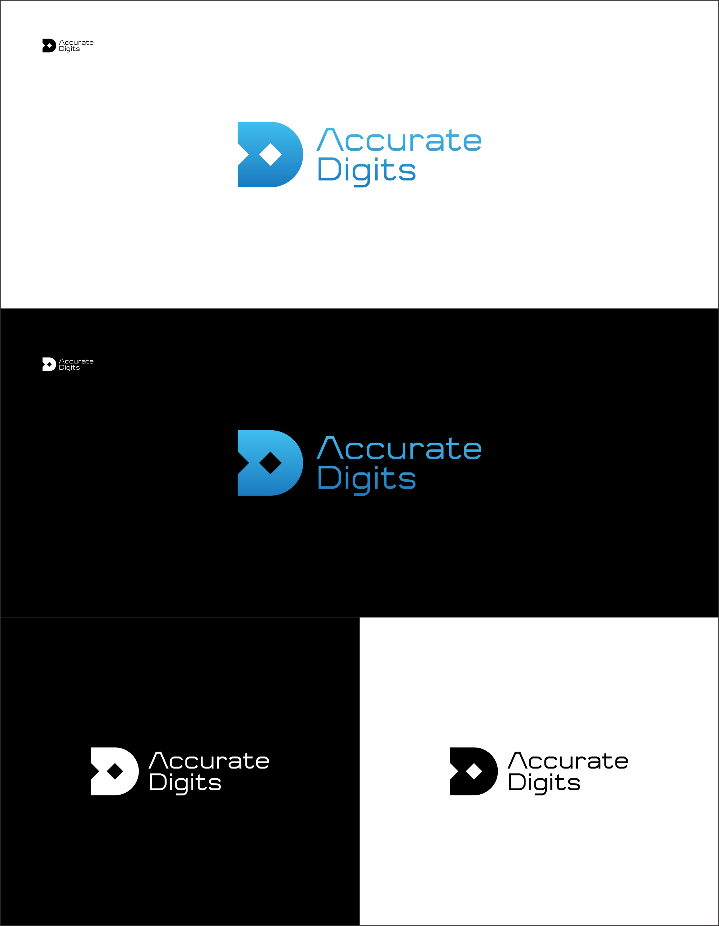 Logo Design by Student_art for Accurate Digits Pty Ltd | Design #33319394