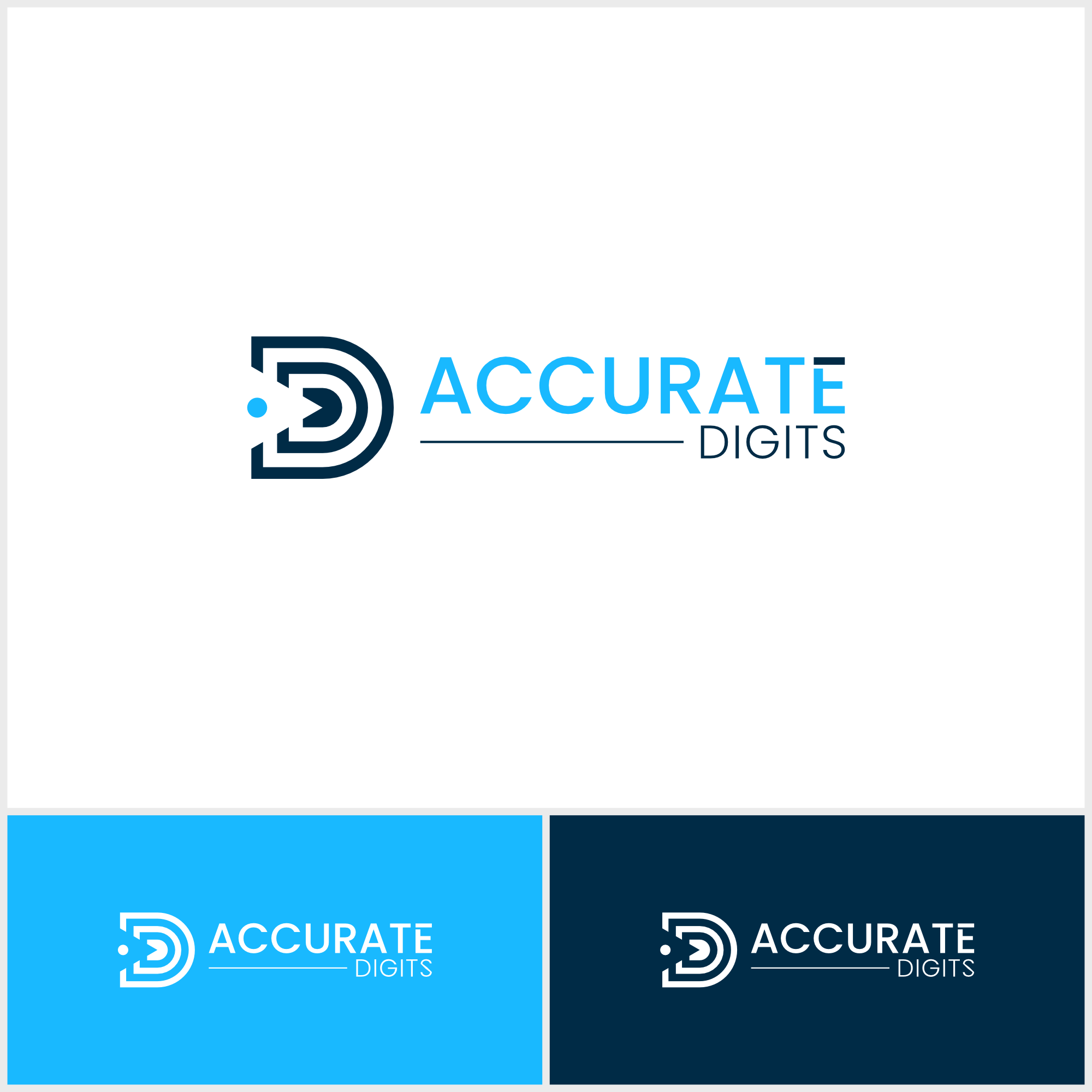 Logo Design by Kenshin777 for Accurate Digits Pty Ltd | Design #33279303