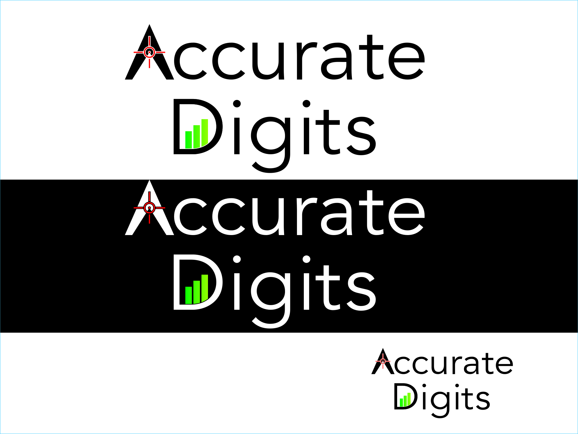 Logo Design by M Des for Accurate Digits Pty Ltd | Design #33318646