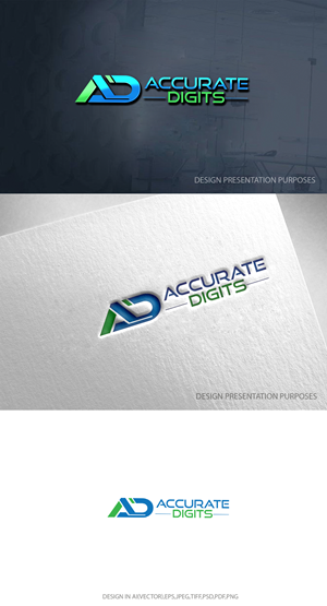 Logo Design by zebronicgraphic for Accurate Digits Pty Ltd | Design: #33281057