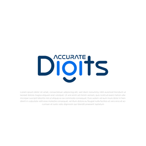 Logo Design by Abdul 20 for Accurate Digits Pty Ltd | Design: #33280266