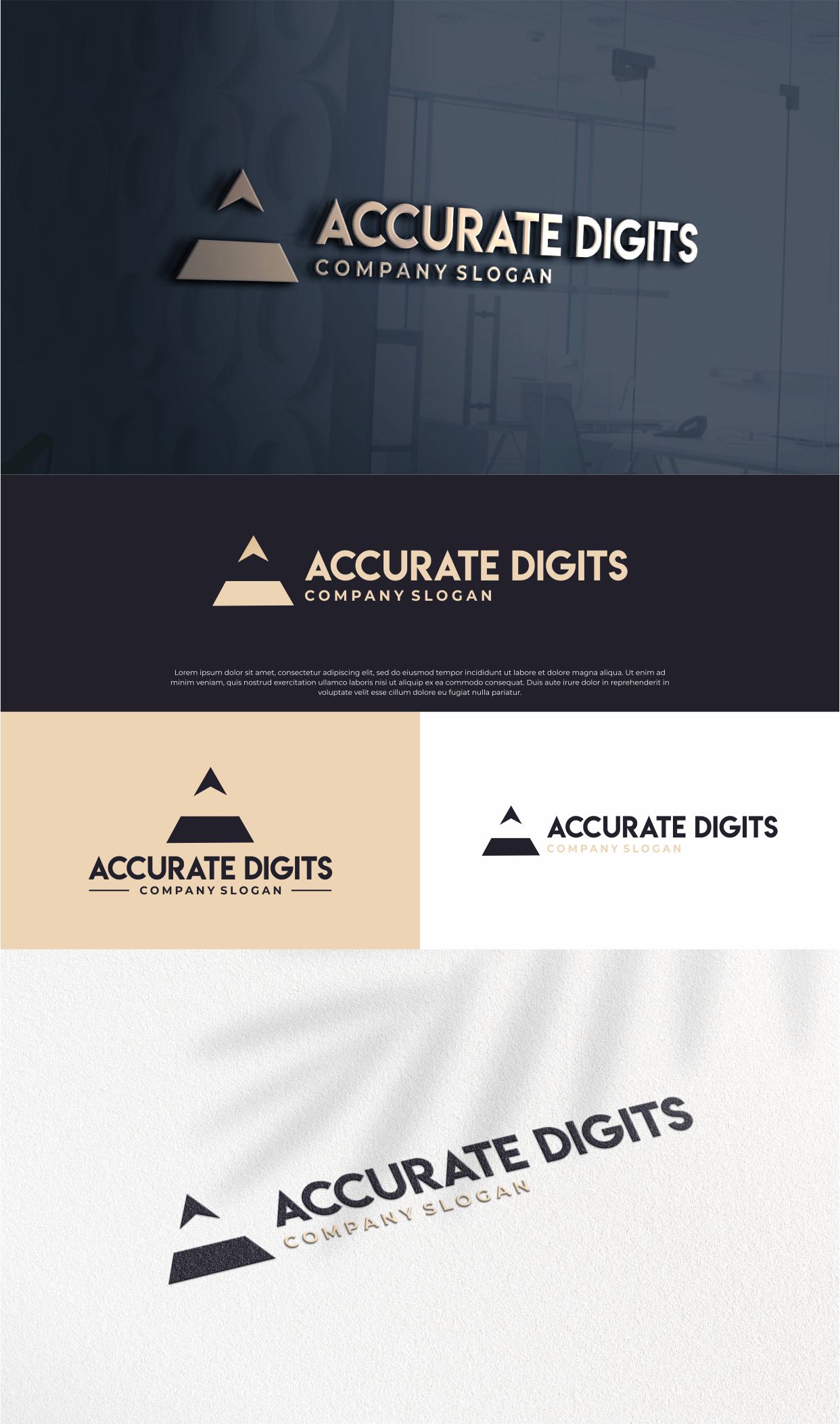 Logo Design by creativechauhan1989 for Accurate Digits Pty Ltd | Design #33299403