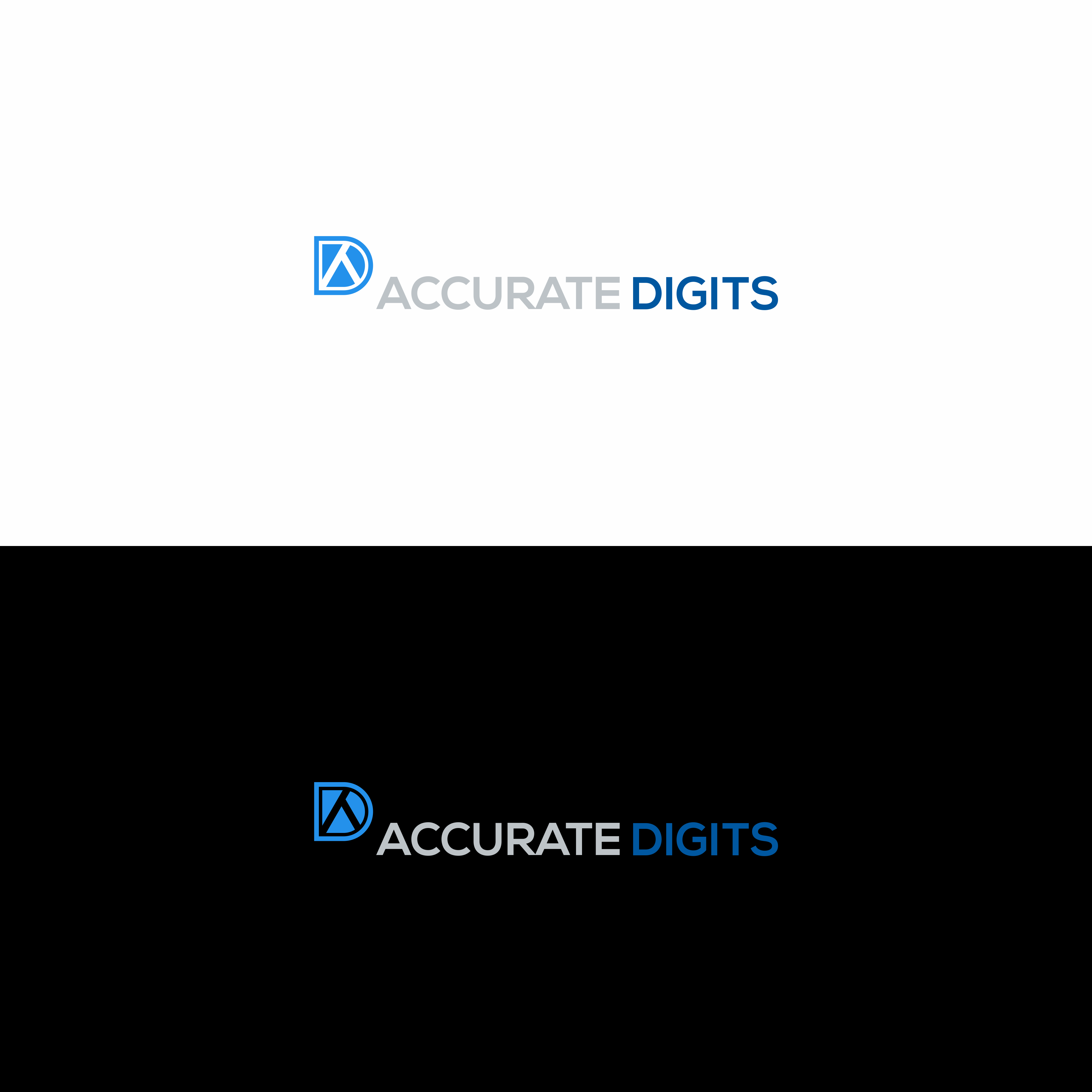 Logo Design by FRAYA DESIGN for Accurate Digits Pty Ltd | Design #33316910