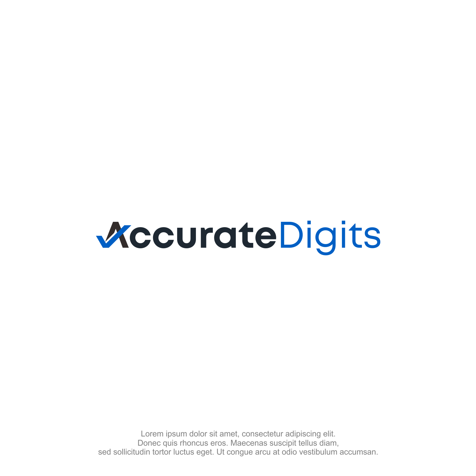 Logo Design by M.Syaiful Huda for Accurate Digits Pty Ltd | Design #33277913