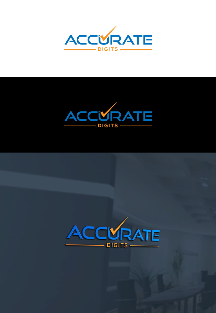Logo Design by flora.c design for Accurate Digits Pty Ltd | Design #33294826
