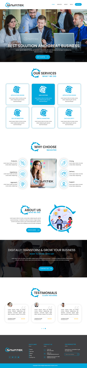 Wordpress Design by Creations Box 2015 for this project | Design: #33280523