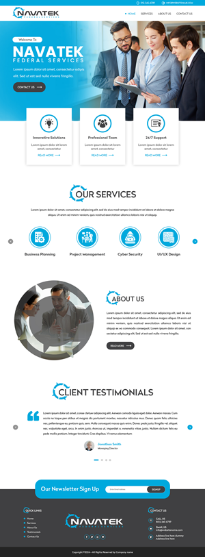 Wordpress Design by Creations Box 2015 for this project | Design: #33293926