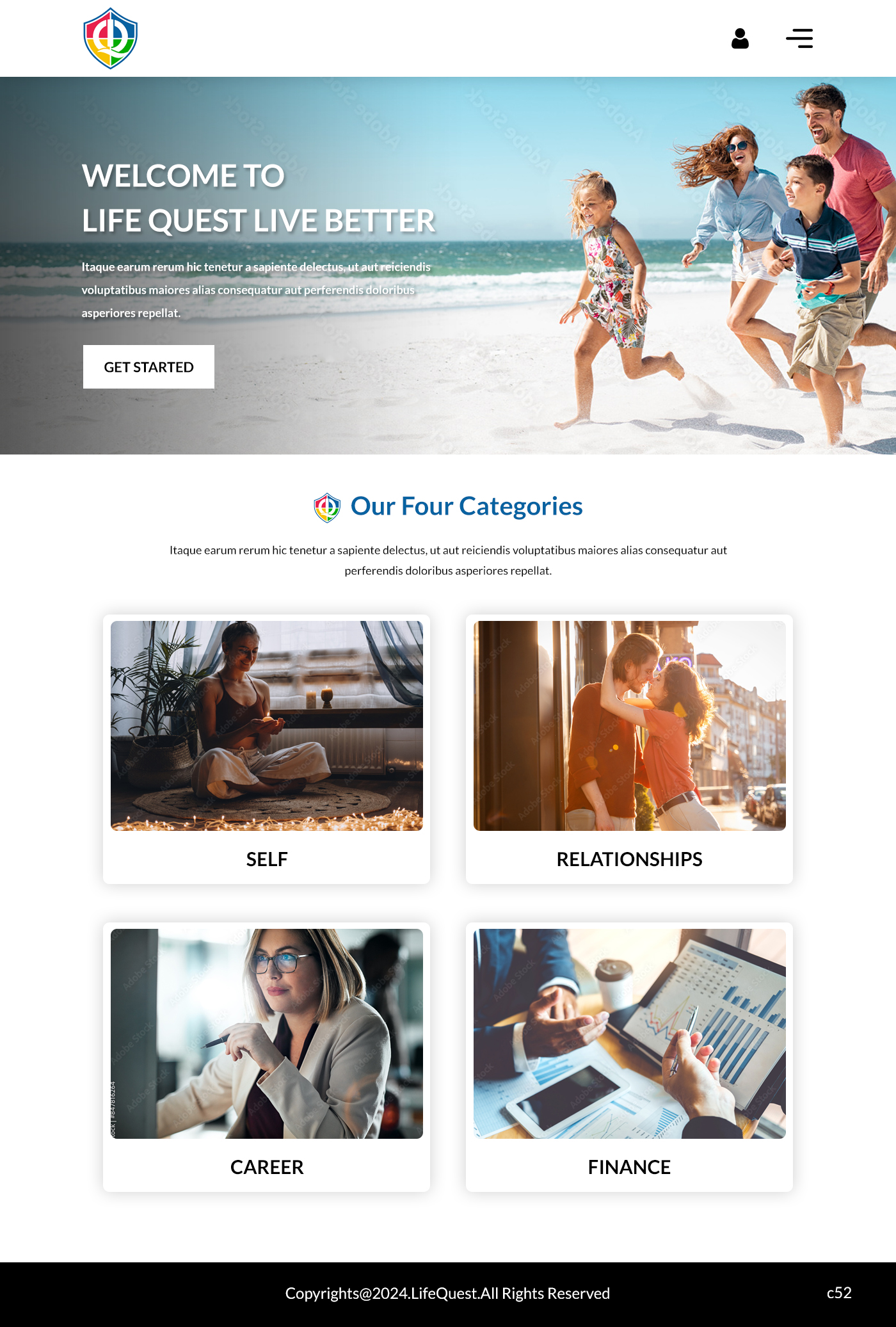 Web Design by pb for LifeQuest Limited | Design #33289830