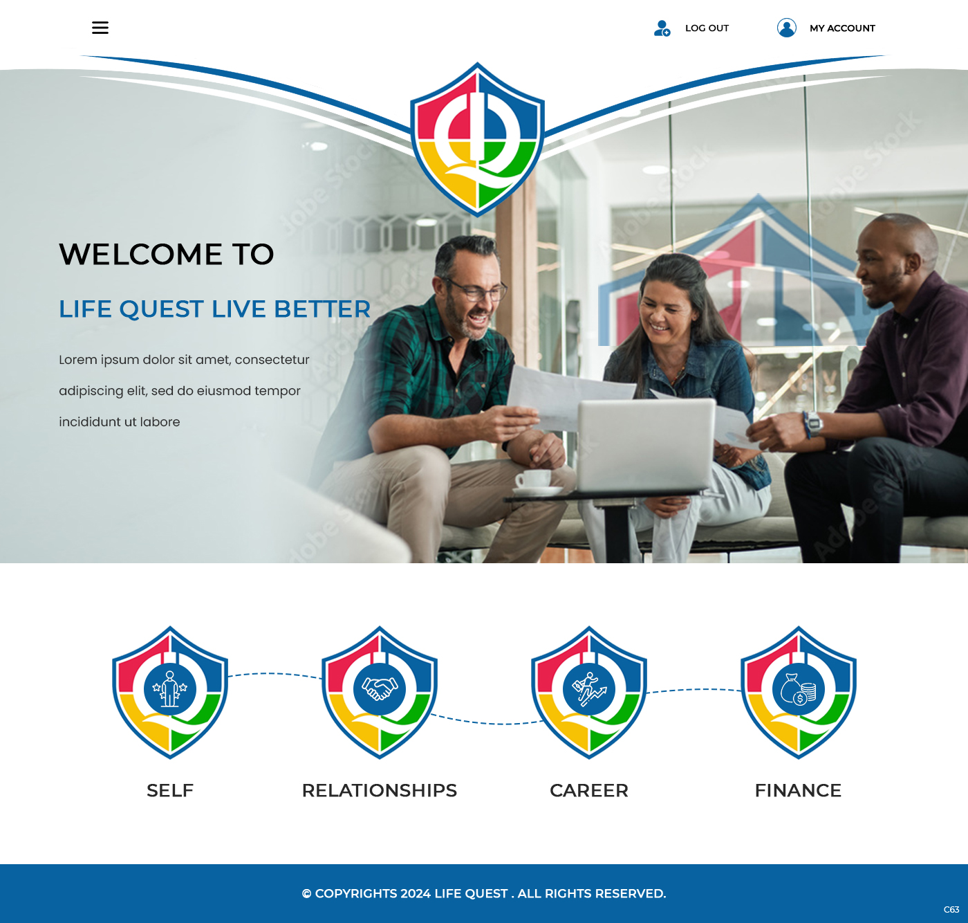 Web Design by pb for LifeQuest Limited | Design #33289838
