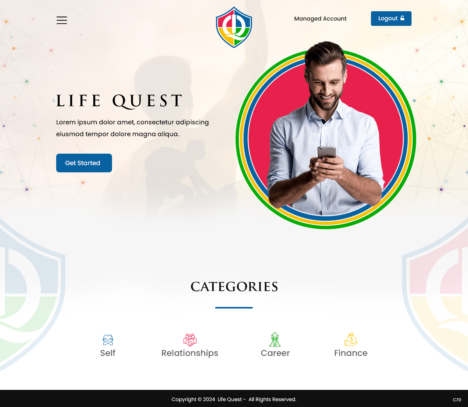 Web Design by pb for LifeQuest Limited | Design #33289839