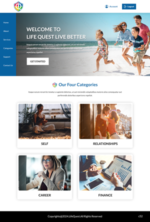 Web Design by pb for LifeQuest Limited | Design: #33296692