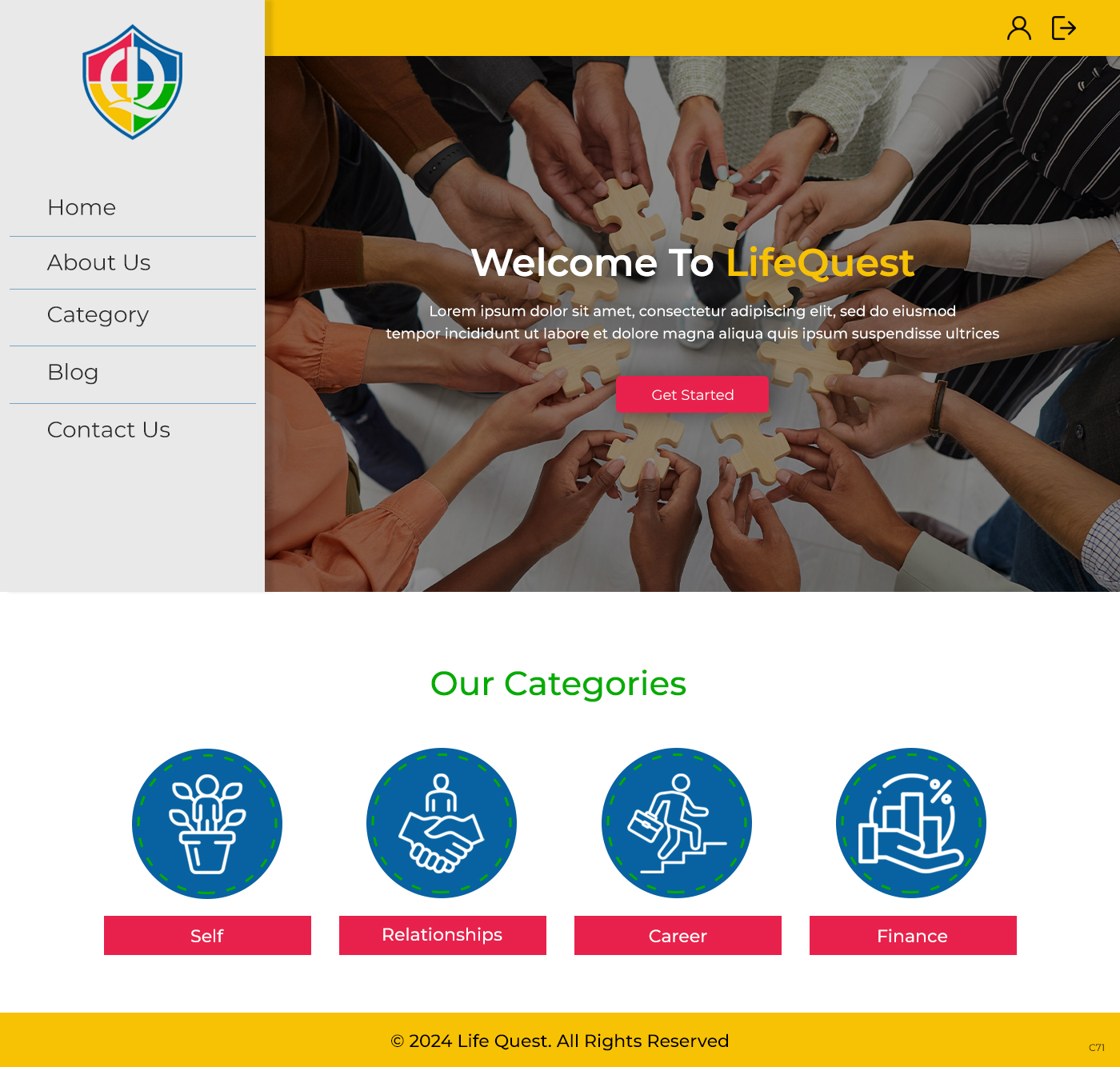 Web Design by pb for LifeQuest Limited | Design #33296693