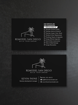 Diseño de Tarjeta de Presentación por Creative Moon Design para SD Pro Team | Diseño: #33282719