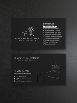 Diseño de Tarjeta de Presentación por Creative Moon Design para SD Pro Team | Diseño: #33282721