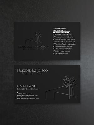 Diseño de Tarjeta de Presentación por Creative Moon Design para SD Pro Team | Diseño: #33282722