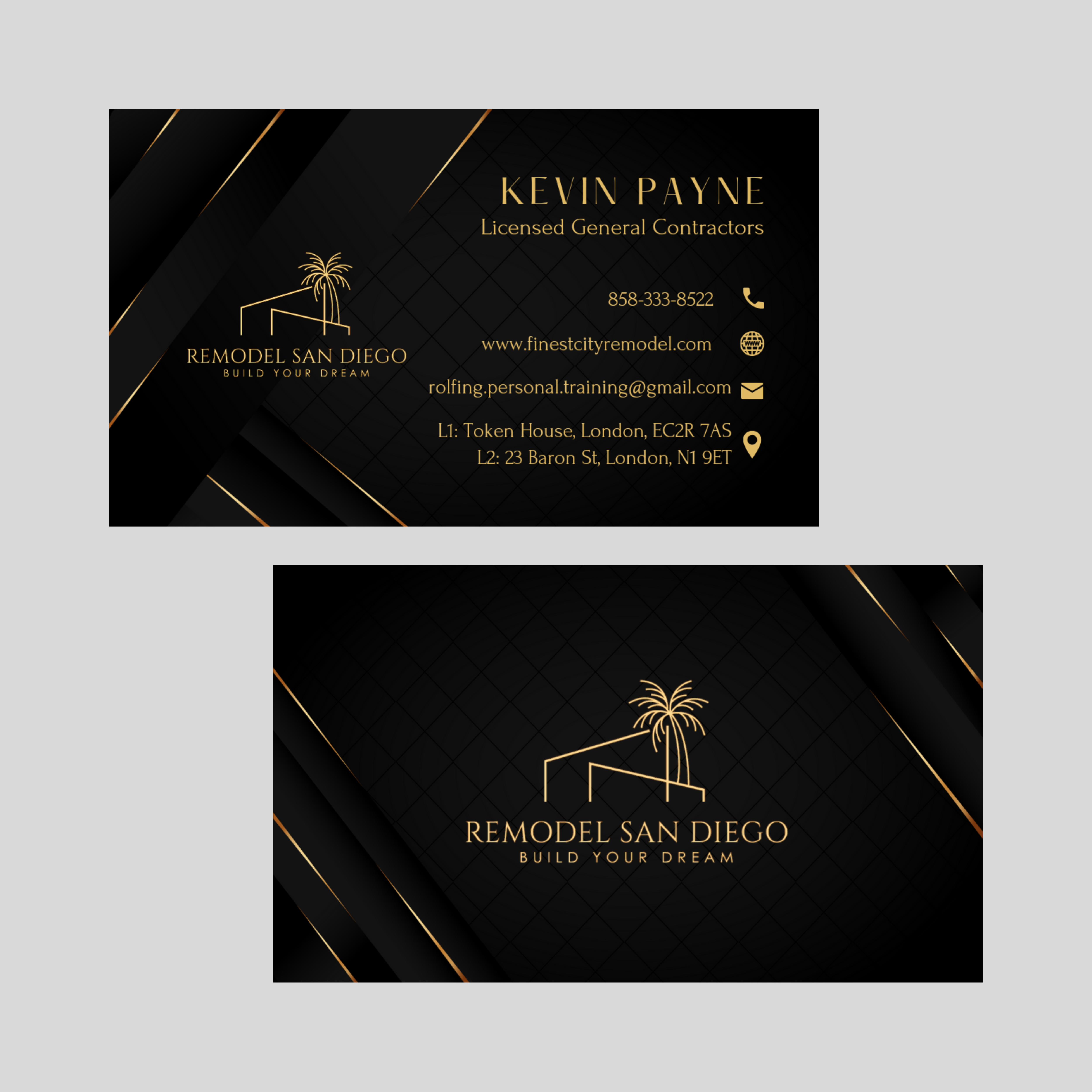 Business Card Design by amiofice 2 for SD Pro Team | Design #33289679