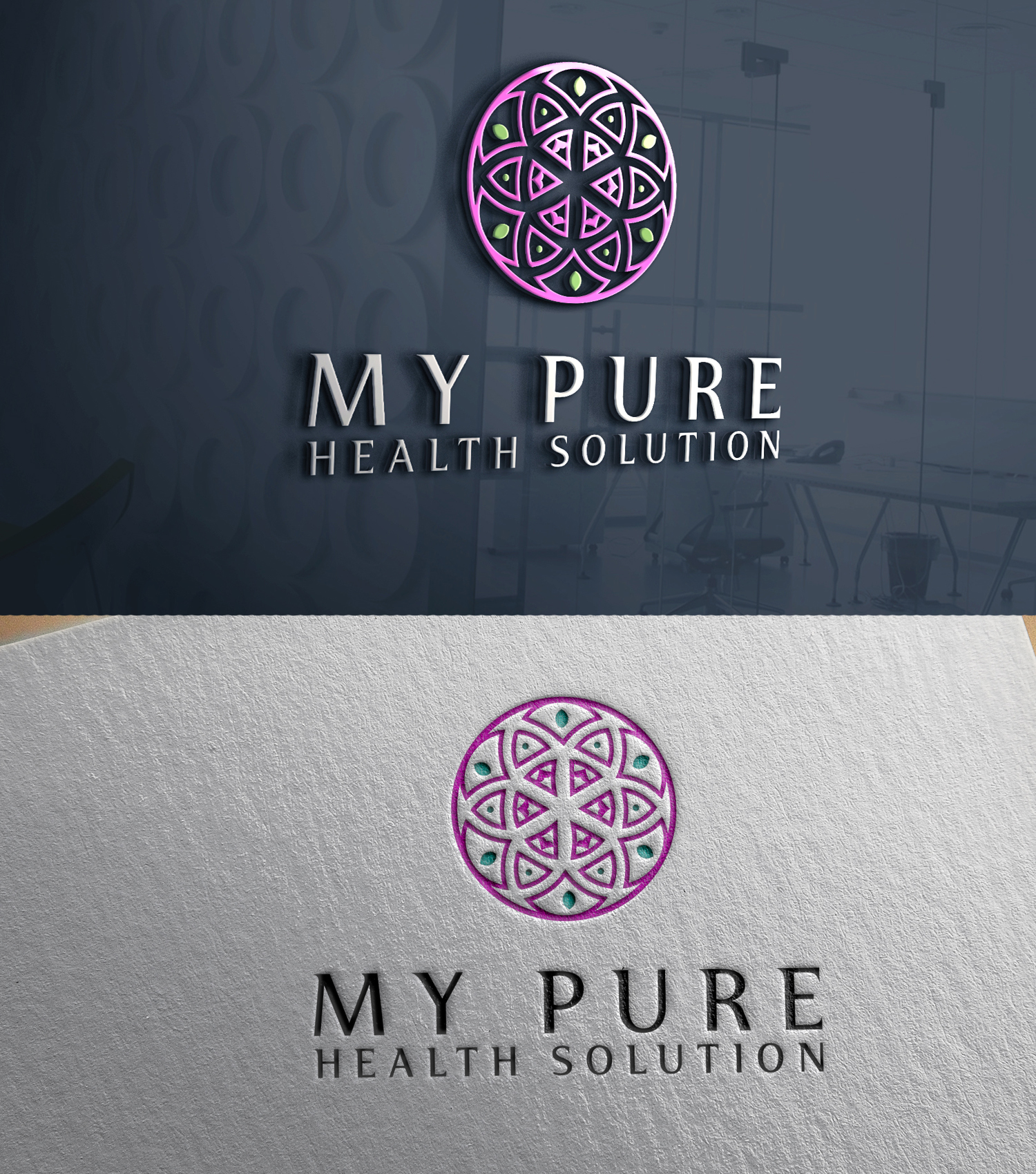 Logo Design by 24ksunny for MyPure Health Solutions | Design #33296103
