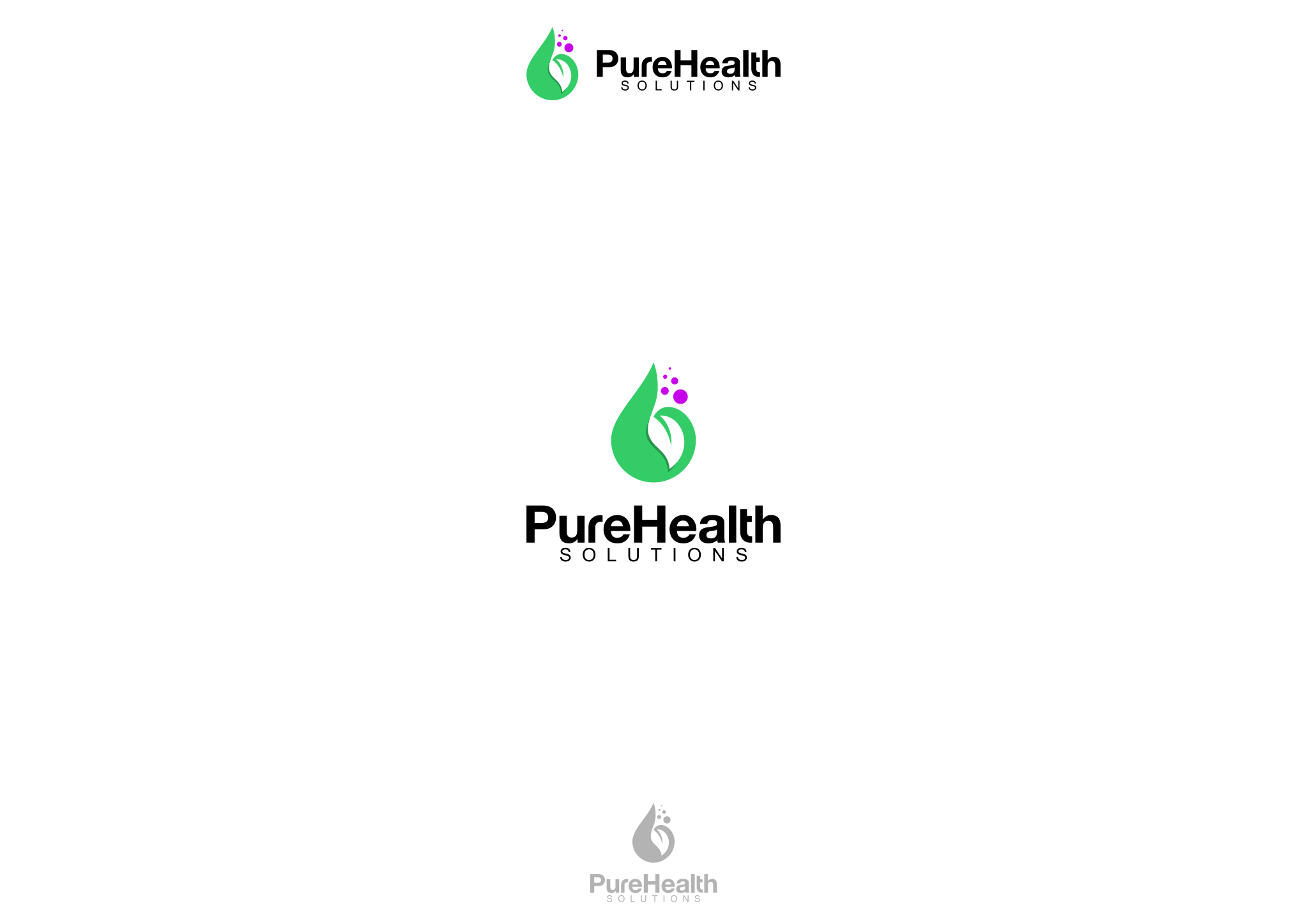 Logo Design by studiox for MyPure Health Solutions | Design #33289892