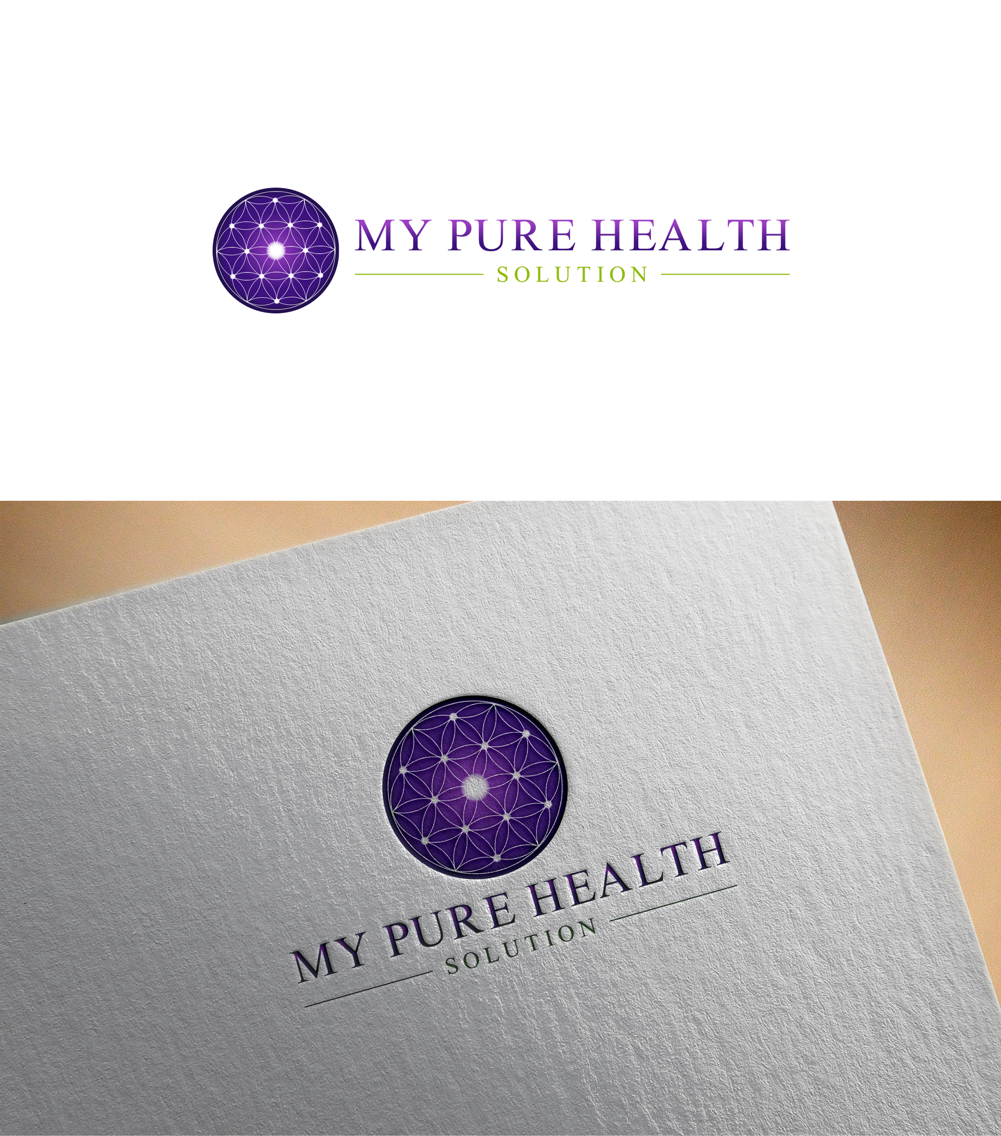 Logo Design by RA-bica for MyPure Health Solutions | Design #33293511